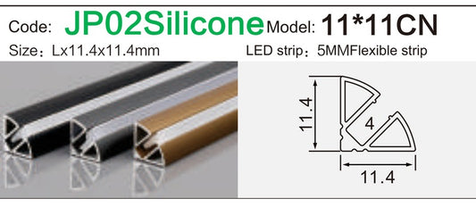 Alluminu 11*11CN LED Aluminum Profile 11.4x11.4mm