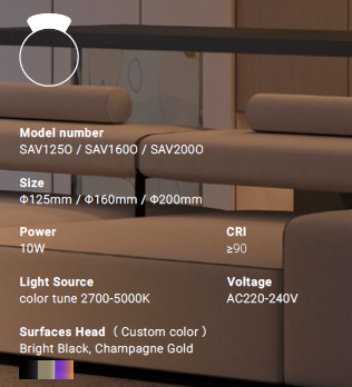 ViO Oriens SAV200O Ceiling Light