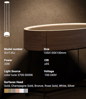 ViO Orton SLV135J Pendant Light
