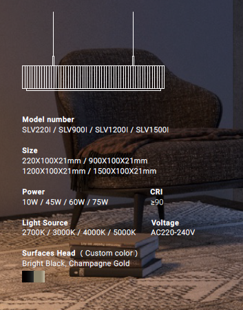 ViO Tito SLV1500I Linear Wall Light