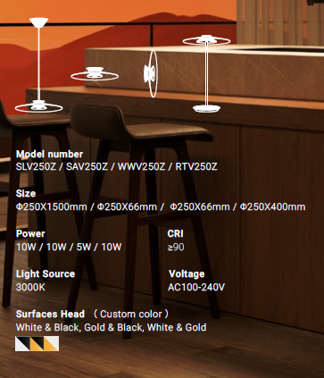 ViO Rising Sun RTV250Z Floor Lamp