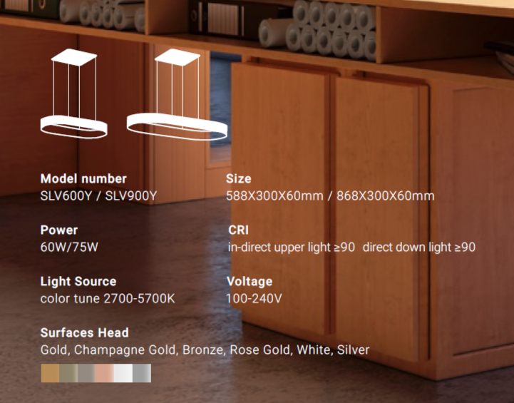 ViO Loop SLV900Y Pendant Light